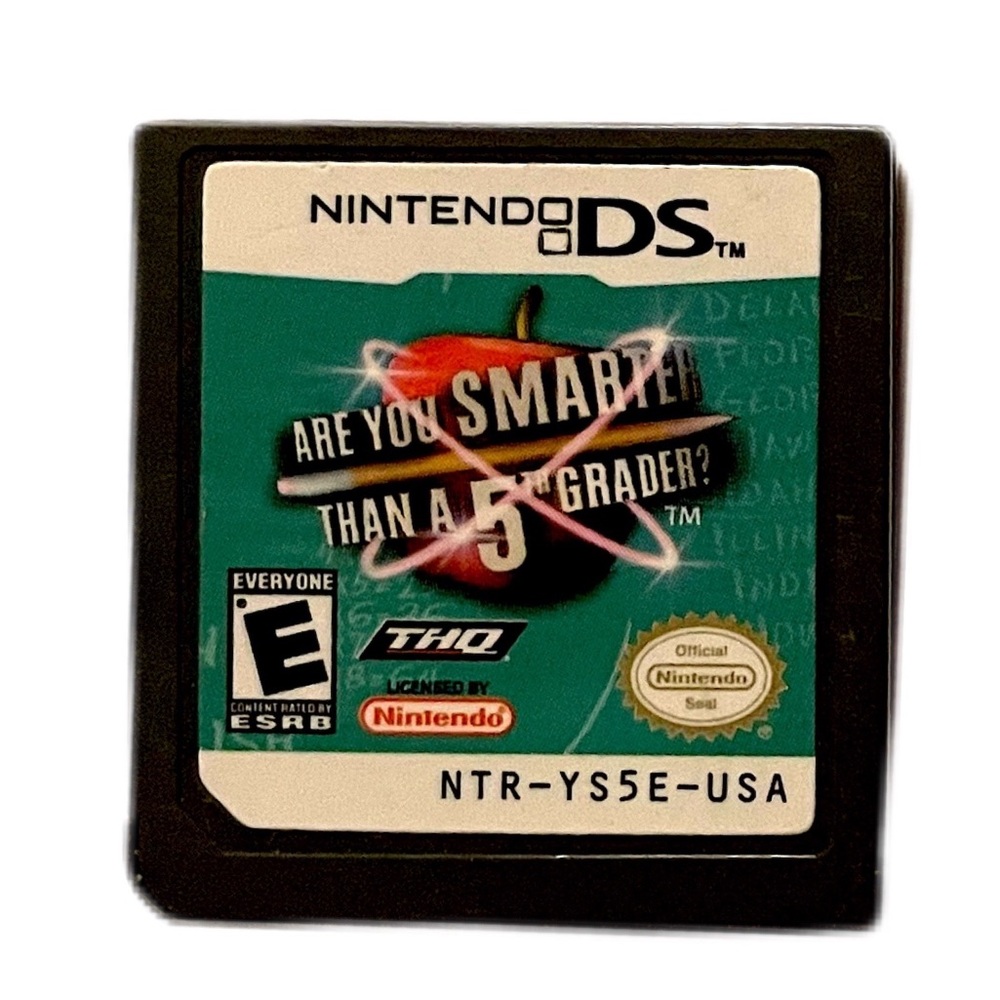 Are You Smarter Than a 5th Grader Nintendo DS game